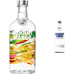 Absolut Vodka Mangue 70cl 40% & Vodka 1 L - Publicité