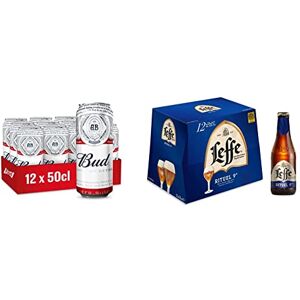 Bud Bière  5% Pack 12 Canettes 50cl & Bière Leffe Rituel 9° Pack 12 Bouteilles 25cl - Publicité