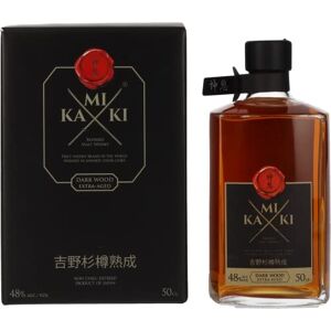 Kamiki Dark Wood Extra-Aged Blended Malt Whisky 48% Vol. 0,5l in Giftbox - Publicité