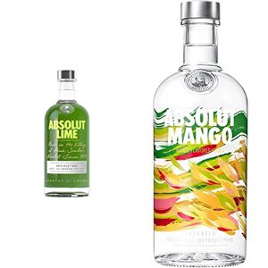 Absolut Vodka Lime 70cl 40% & Vodka Mangue 70cl 40% - Publicité
