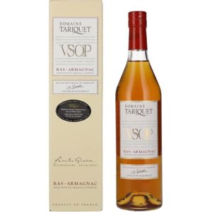 TARIQUET Armagnac VSOP 40% Vol. 0,7l in Giftbox - Publicité