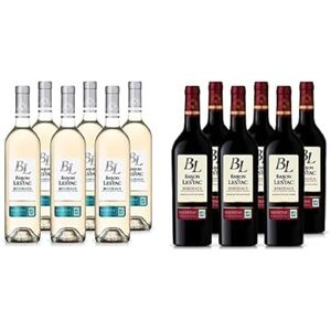 BARON DE LESTAC AOP Bordeaux Vin Blanc + Vin Rouge Terra Vitis Lot de 6 bouteilles x 75cl - Publicité