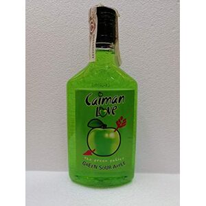 Caiman Love Pomme verte liqueur Bouteille plastique 35cl 15% d'alcool - Publicité