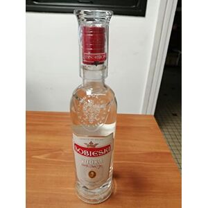 SOBIESKI 70cl Vodka  40% avec un verre - Publicité