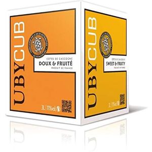 Domaine UBY Blanc Doux IGP Côtes de Gascogne UbyCub BIB 3L - Publicité