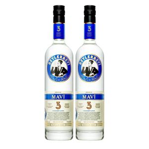 Beylerbeyi RAKI  Mavi Raki 2 x 70cl   Eau de Vie Turque Aromatisée à l'Anis 100% Raisins Frais Sans Sucres Ajoutés   Triple Distillation Volume d'Alcool 45% - Publicité