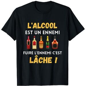 Ça coule à flot Humour Alcool Biere Vodka Vin Pastis Cadeau marrant beauf T-Shirt - Publicité