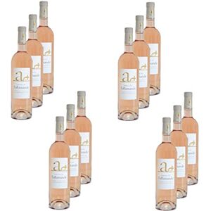 Domaine de l'allamande Lot 12x Vin rosé A AOP Provence Bouteille 750ml - Publicité