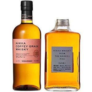 Nikka From the Barrel avec étui Blended Whisky 51.4% Alcool Origine : Japon Bouteille 50 cl &  Coffey Grain Whisky 0,7 L - Publicité