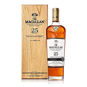Macallan The  25 Years Old SHERRY OAK 2022 43% Vol. 0,7l in Holzkiste - Publicité