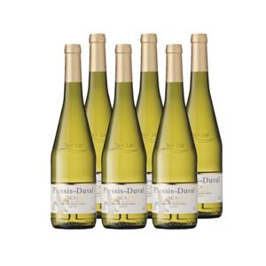 PLESSIS-DUVAL Plessis Duval AOP Muscadet Sevre et Maine sur Lie Vin Blanc Lot de 6 bouteilles x 75 cl - Publicité