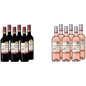 Grain d'Envie Merlot Rouge + Syrah Rosé Sans Alcool Lot de 6 bouteilles x 75 cl - Publicité