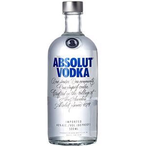 Absolut VODKA Original Vodka Suédoise 40%, 50cl - Publicité