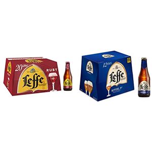 Leffe Bière Fruitée  Ruby 5% Pack 20 Bouteilles 25cl & Bière Rituel 9° Pack 12 Bouteilles 25cl - Publicité