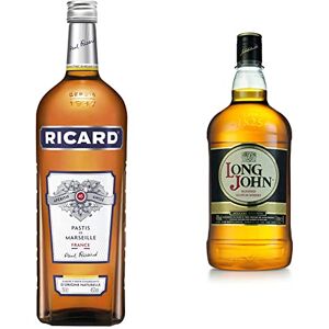 RICARD Pastis de Marseille 150cl 45% & Long John Scotch Whisky, 2L - Publicité