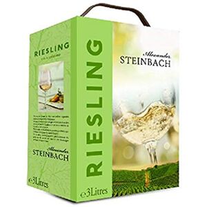 Alexander Steinbach Vin Blanc Riesling BIB Bag in Box (1 x 3 l) - Publicité