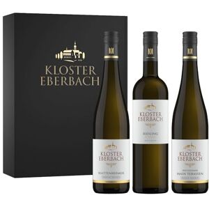 Kloster Eberbach Coffret cadeau 3 Riesling Premium (Classque et sec) de Rheingau, Allemagne (3 x 0,75 l) - Publicité