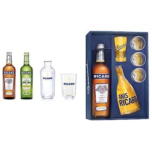 RICARD Pack Découverte  Pastis de Marseille Apéritif anisé 45%, 140cl & Coffret  Pastis de Marseille Années 50 Apéritif anisé 45%, 70cl - Publicité