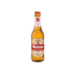 PLANETE DRINKS SPECIALISTE DES BOISSONS DU MONDE BIERE MAHOU 5 ESTRELLAS 33CL - Publicité