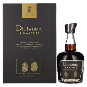 Dictador 2 MASTERS 1982 Royal Tokaji Colombian Rum Rhum Colombie 44% Vol. 0,7l in Giftbox - Publicité