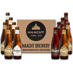 Haacht Coffret Tongerlo  12 x 33cl bouteilles de bières d'abbaye Tongerlo brassée par la Brasserie , en Belgique - Publicité