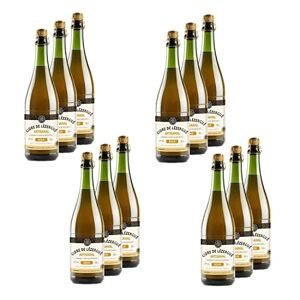 Les Celliers de l'Odet Lot 12x Cidre de Lézergué artisanal doux Bouteille 750ml - Publicité