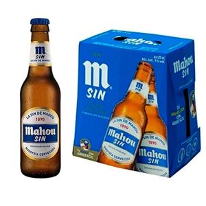 Mahou L'alcool Lager Lager 6 x 250 ML - Publicité