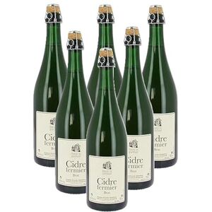 Normandie Lot de Cidre brut fermier bio Manoir de Grandouet Stéphane Grandval 6 Bouteilles de 75cl à 4,5% Produits- - Publicité