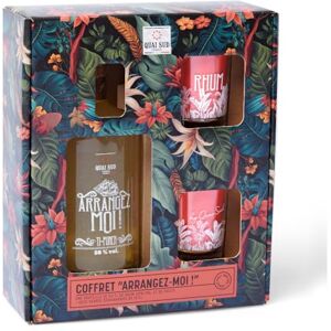 QUAI SUD Coffret Rhum 30% vol. "Arrangez-moi!"   70cl   Ti'Punch Citron Vert (+ 2 Verres) - Publicité