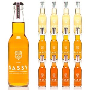 SASSY MAISON  CAISSE DÉCOUVERTE Cidres BRUT/ROSÉ/POIRÉ 12 x 33cl Fabriqué en Normandie - Publicité