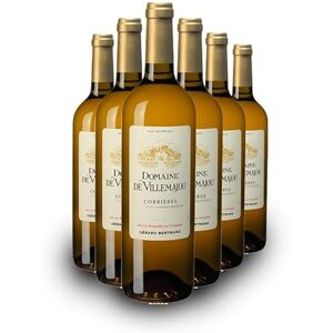 GÉRARD BERTRAND Domaine de Villemajou Vin Blanc   Marsanne/Maccabeu/Bourboulenc/Roussanne   AOP Corbières Sec  (6 x 0.75 l) - Publicité