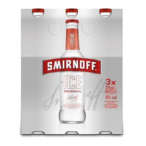 smirnoff Ice Vodka Aromatisée 4% Pack 3x275mL - Publicité