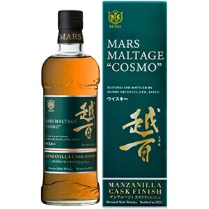 Mars Cosmo Manzanilla Cask Finish Blended Malt Whisky 42% Alcool Origine : Japon Bouteille 70 cl - Publicité
