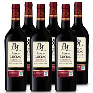 BARON DE LESTAC AOP Bordeaux Vin Rouge Terra Vitis Lot de 6 bouteilles x 75cl - Publicité