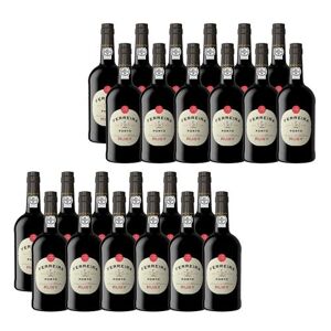 Porto Ferreira Vin de  Ruby Vin Fortifié Lot de 24 - Publicité