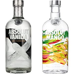 Absolut Vodka Vanille 70cl 40% & Vodka Mangue 70cl 40% - Publicité