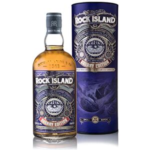 ROCK ISLAND Sherry Edition BLENDED WHISKY 46,8% Alcool ECOSSE Bouteille 70 cl - Publicité