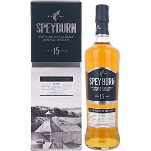 Speyburn 15 ans Single Malt Whisky Notes de Chocolat, Citron & Vanille Vieilli 15 ans en fût de chêne Origine : Ecosse/Speyside 46% Alcool 70 cl - Publicité