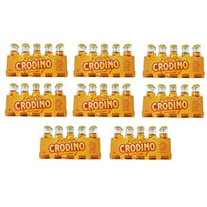 Crodino Lot de 80 apéritifs sans alcool amer d'Italie 100 ml - Publicité