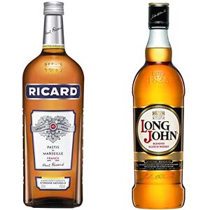 RICARD Pastis de Marseille 200cl 45% & LONG JOHN Ecosse Scotch Whisky 70 Cl - Publicité