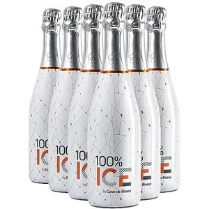 Cave de Bissey 100% Ice Blanc Vin de France Vin Blanc (6x75cl) Effervescent - Publicité