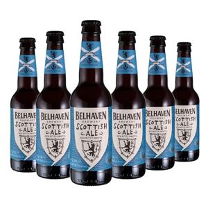 PLANETE DRINKS SPECIALISTE DES BOISSONS DU MONDE BIERE BELHAVEN CRAFT SCOTTISH ALE 6 * 33CL - Publicité