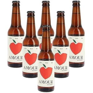 Normandie Pack de cidre brut amour d'Hérout bio 6 bouteilles de 33cl Produits - Publicité