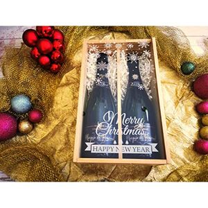 Wine And More Champagne gift box Marquis de Pomereuil /2 Brut/Snowflake - Publicité