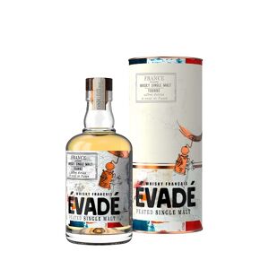 ÉVADÉ, whisky single malt tourbé 43% - Publicité