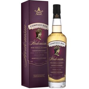 Compass Box HEDONISM whisky, blended grain 43% - Publicité