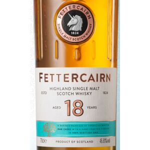 FETTERCAIRN 18 ans, single malt whisky, 46,8% - Publicité