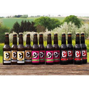 PACK BIERES – 4 blanches + 4 IPA + 4 stouts – 12x33cl - En direct de Micro brasserie Blessing (Bas-Rhin) - Publicité