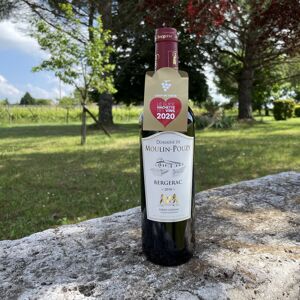 AOC Bergerac Rouge Domaine de Moulin-Pouzy Tradition - 75cl - En direct de Vignobles Fabien Castaing (Dordogne) - Publicité