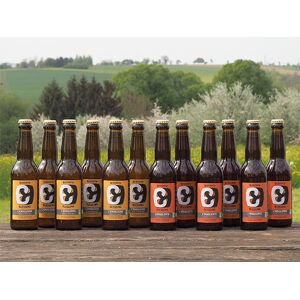 PACK BIERES – 6 blondes + 6 ambrées – 12x33cl - En direct de Micro brasserie Blessing (Bas-Rhin) - Publicité